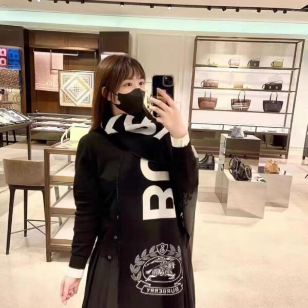 réplica,joyas,joyería,1:1,replica,fake,lujo,barato Bufanda de cachemira de doble cara de Burberry (7TWF6)
