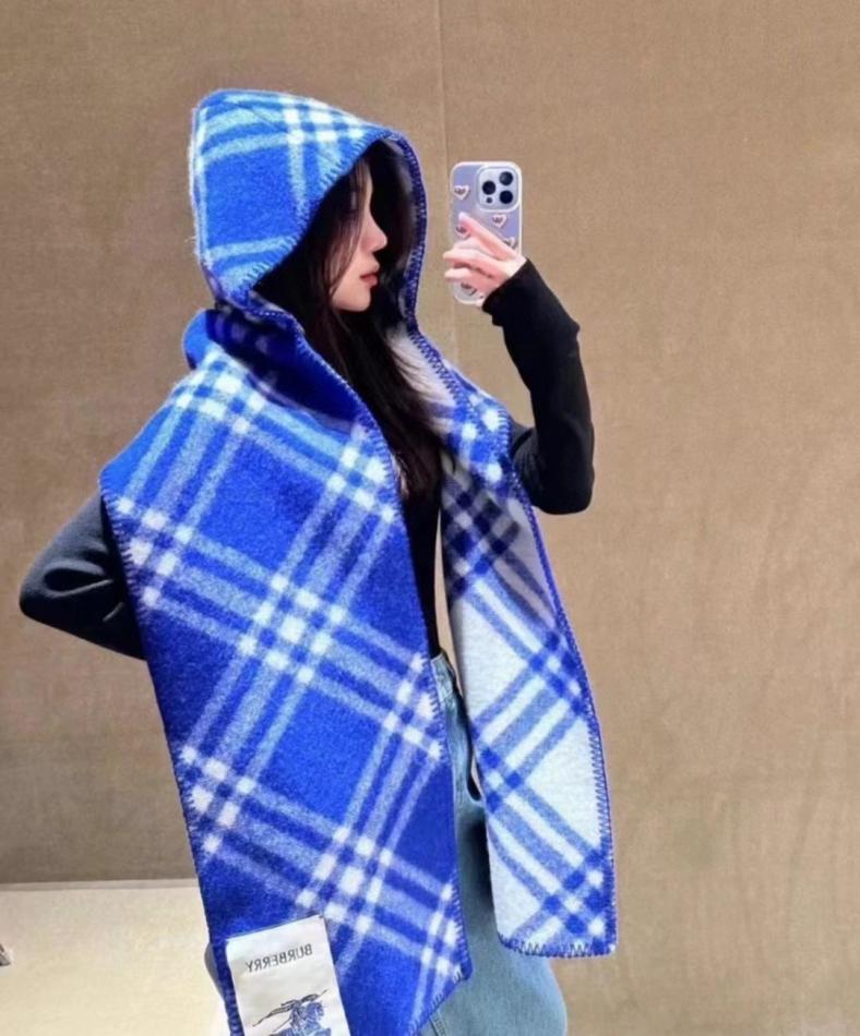 réplica,joyas,joyería,1:1,replica,fake,lujo,barato réplica,joyas,joyería,1:1,replica,fake,lujo,barato Sombrero de cuadros Burberry y bufanda de piel de cordero (WTJB4)