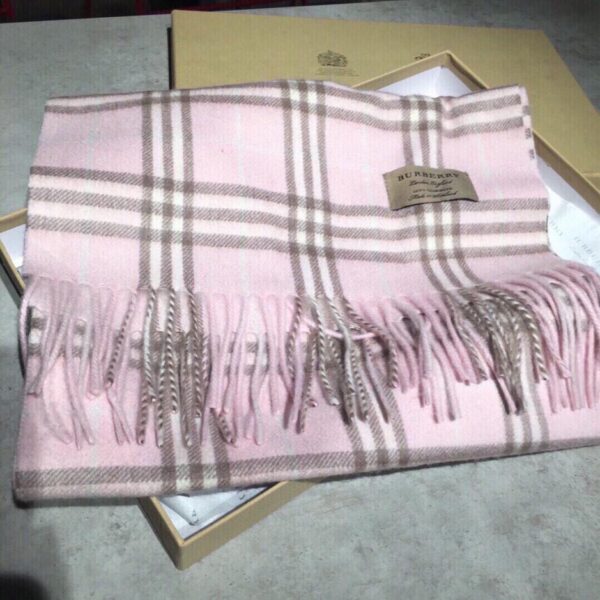 réplica,joyas,joyería,1:1,replica,fake,lujo,barato Bufanda clásica de cachemir a cuadros Burberry Deep Water Ripple (6CX05)