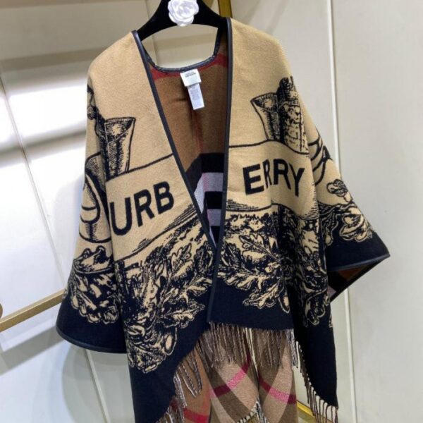réplica,joyas,joyería,1:1,replica,fake,lujo,barato Chal/capa reversible B-horse de alta calidad de Burberry (OMC1Z)