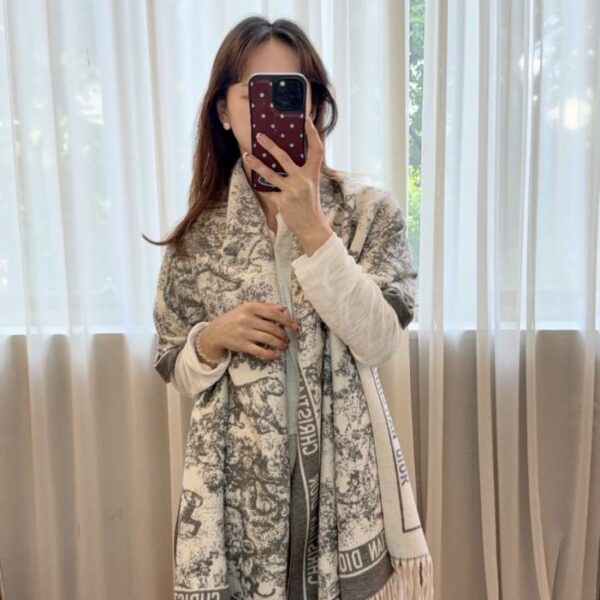 réplica,joyas,joyería,1:1,replica,fake,lujo,barato Bufanda unisex de punto de cachemira de alta gama Chanel Otoño/Invierno (5ZUFW)
