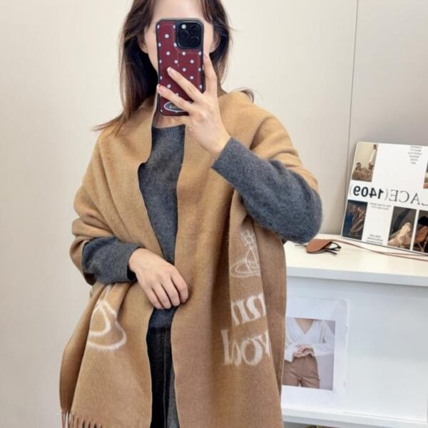 réplica,joyas,joyería,1:1,replica,fake,lujo,barato Bufanda unisex de punto de cachemira de alta gama Chanel Otoño/Invierno (4MV25)
