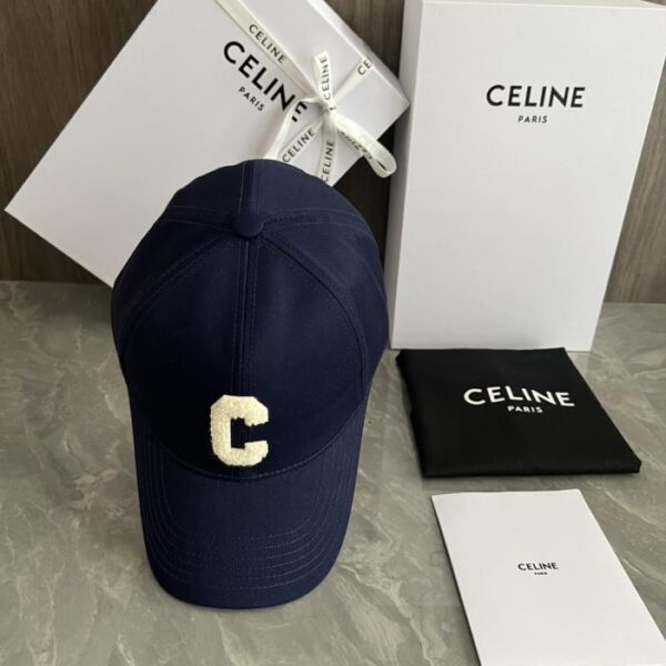 réplica,joyas,joyería,1:1,replica,fake,lujo,barato Gorra de béisbol personalizada original de CELINE (9C6LFU) – Mismo estilo que la del sitio web oficial.