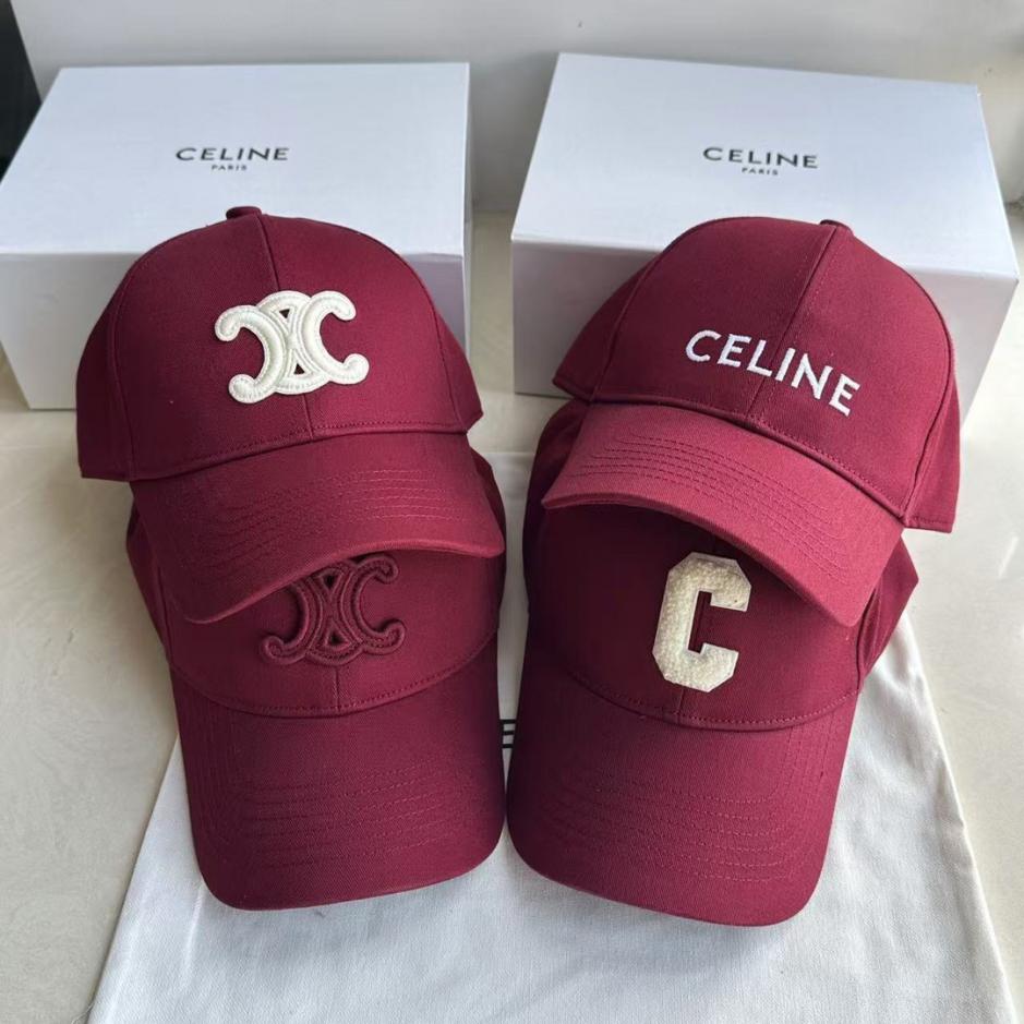 réplica,joyas,joyería,1:1,replica,fake,lujo,barato réplica,joyas,joyería,1:1,replica,fake,lujo,barato Gorra de béisbol Celine Arc de Triomphe color burdeos (ILZU2D)