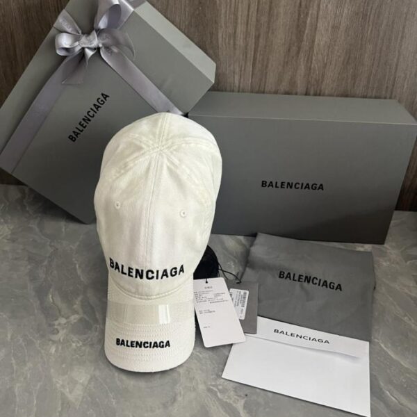 réplica,joyas,joyería,1:1,replica,fake,lujo,barato Gorra de béisbol Balenciaga con doble logotipo bordado (9712Y9) – Versión de compra por encargo.