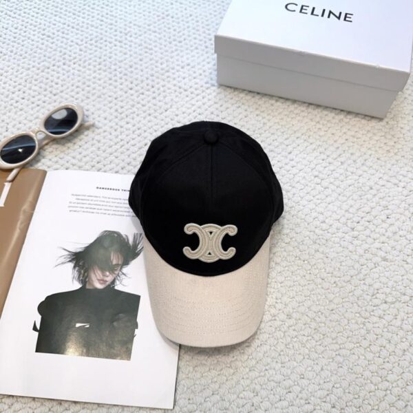 réplica,joyas,joyería,1:1,replica,fake,lujo,barato La última gorra de béisbol de CELINE con letras minimalistas, un estilo que lucen las celebridades (ZDKJE8)