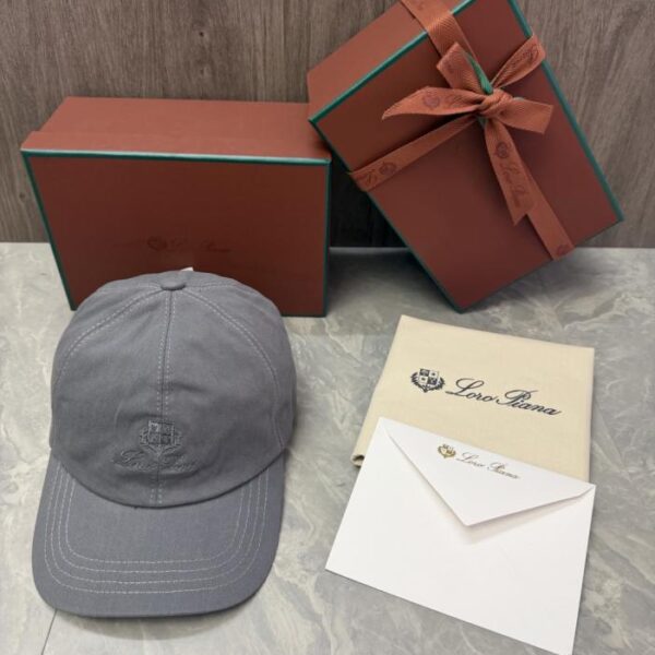 réplica,joyas,joyería,1:1,replica,fake,lujo,barato Gorra de béisbol Loro Piana Storm System (VGUN6X)