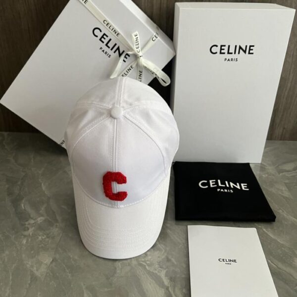 réplica,joyas,joyería,1:1,replica,fake,lujo,barato Gorra de béisbol personalizada original de CELINE (TE72YN) – Mismo estilo que la del sitio web oficial.