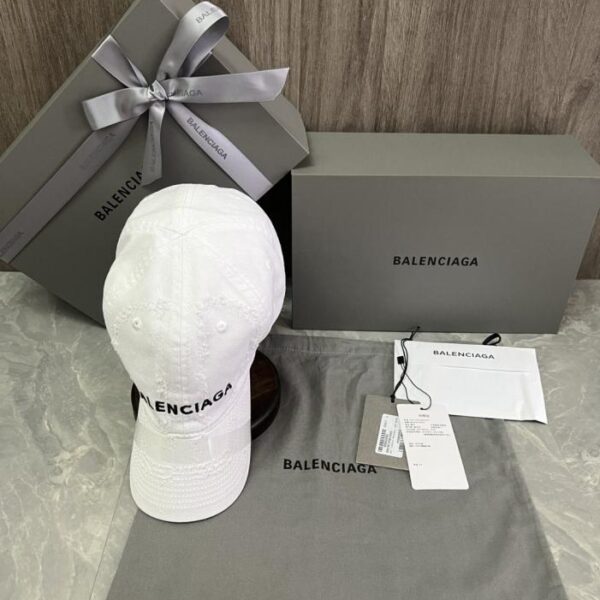 réplica,joyas,joyería,1:1,replica,fake,lujo,barato Gorra de béisbol Balenciaga (versión de importación para venta al por menor) con el logotipo de Balenciaga bordado en la parte delantera (RO56K9)