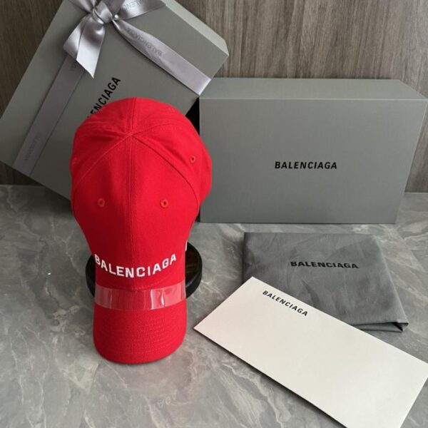 réplica,joyas,joyería,1:1,replica,fake,lujo,barato Gorra de béisbol Balenciaga (versión para agentes de compras) con el logotipo de Balenciaga bordado en la parte delantera (71ECG2).