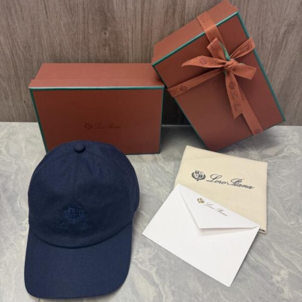 réplica,joyas,joyería,1:1,replica,fake,lujo,barato Gorra de béisbol Loro Piana Storm System (U7DS26)