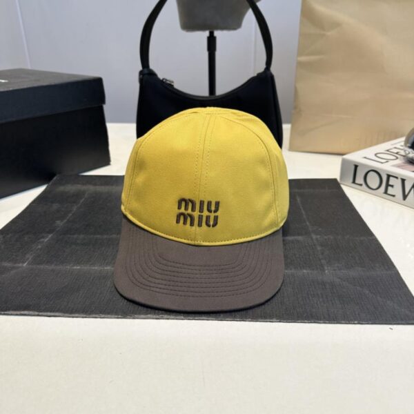 réplica,joyas,joyería,1:1,replica,fake,lujo,barato Gorra de béisbol bordada de alta gama MiuMiu (QZEL2F)