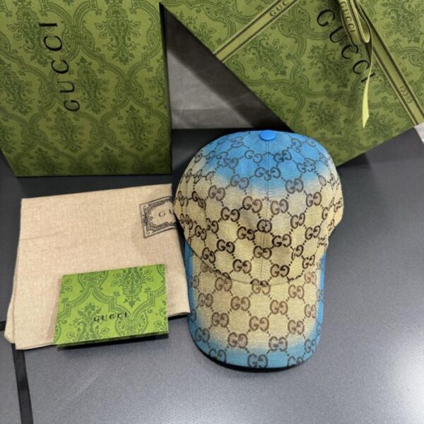 réplica,joyas,joyería,1:1,replica,fake,lujo,barato Última gorra de béisbol de GUCCI con el clásico estampado jacquard de doble G (52LM0U)