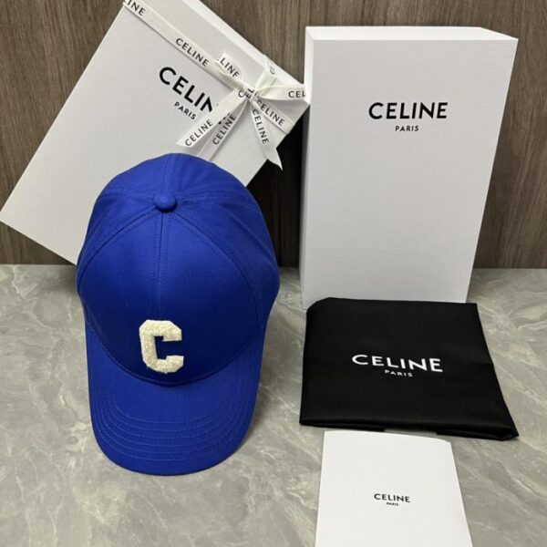 réplica,joyas,joyería,1:1,replica,fake,lujo,barato Gorra de béisbol personalizada original de CELINE (IF2QVS) – Mismo estilo que la que aparece en la página web oficial.