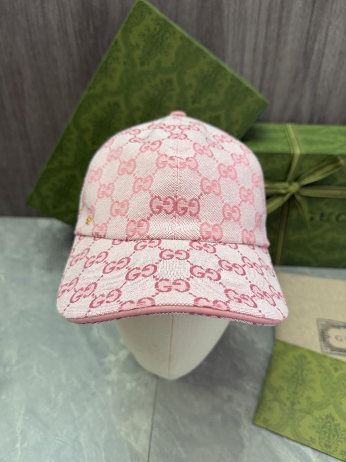 réplica,joyas,joyería,1:1,replica,fake,lujo,barato réplica,joyas,joyería,1:1,replica,fake,lujo,barato Gorra de béisbol GUCCI con el clásico estampado jacquard de doble G (J2LAF2)