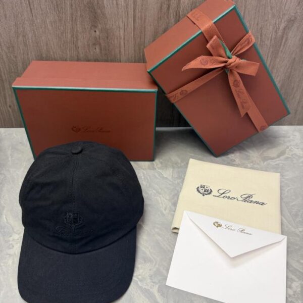 réplica,joyas,joyería,1:1,replica,fake,lujo,barato Gorra de béisbol Loro Piana Storm System (90Z0MC)