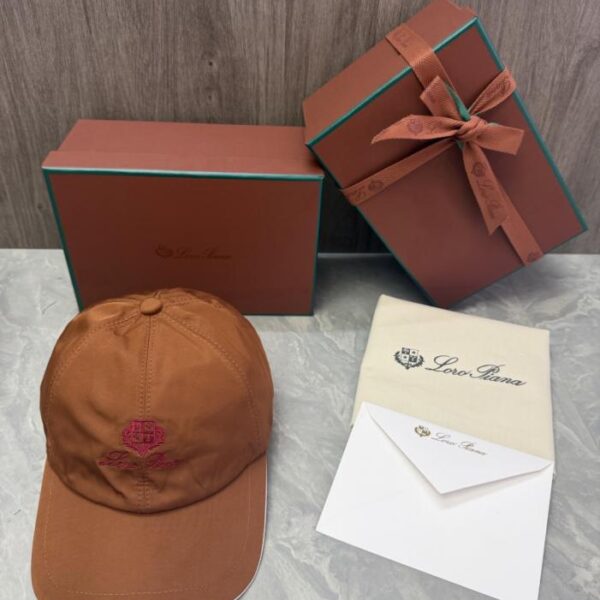 réplica,joyas,joyería,1:1,replica,fake,lujo,barato Gorra de béisbol Loro Piana Storm System (A1M86J)