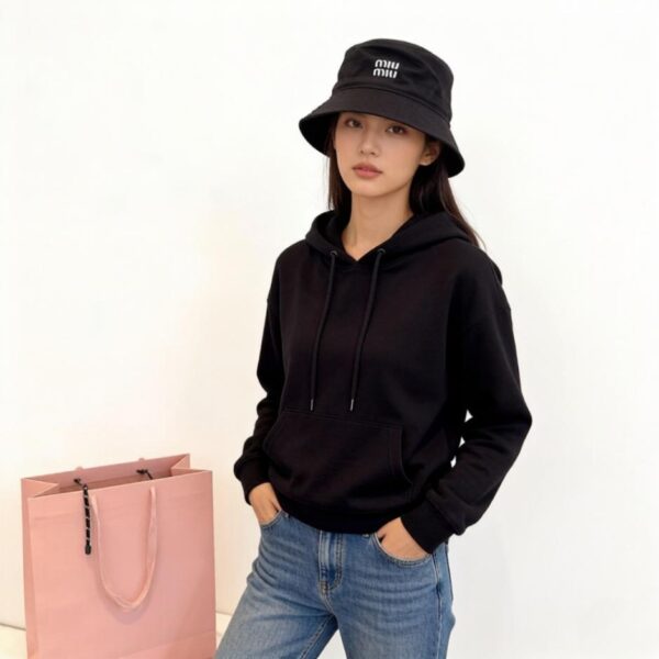réplica,joyas,joyería,1:1,replica,fake,lujo,barato Gorro de pescador MiuMiu, de lona, ​​novedad oficial, unisex (C76MCR)