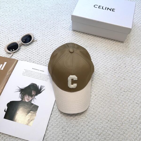 réplica,joyas,joyería,1:1,replica,fake,lujo,barato La última gorra de béisbol de CELINE con letras minimalistas, un estilo que lucen las celebridades (UWKNB5)