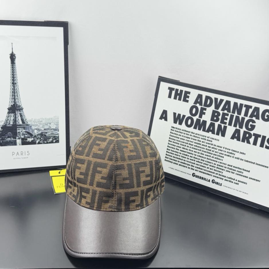 réplica,joyas,joyería,1:1,replica,fake,lujo,barato réplica,joyas,joyería,1:1,replica,fake,lujo,barato Gorra de béisbol Fendi New Original con estampado de doble F (5MS6JJ)