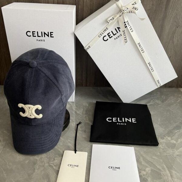 réplica,joyas,joyería,1:1,replica,fake,lujo,barato Gorra de béisbol personalizada original de CELINE, del mismo estilo que la que aparece en la página web oficial (CGIIRK).