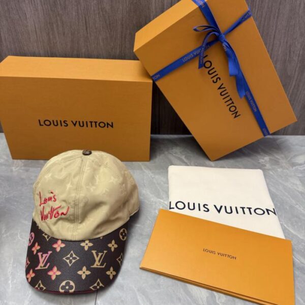 réplica,joyas,joyería,1:1,replica,fake,lujo,barato Gorra de béisbol Louis Vuitton nueva (10C5DT)