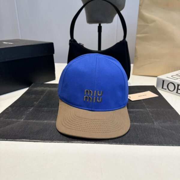 réplica,joyas,joyería,1:1,replica,fake,lujo,barato Gorra de béisbol bordada de alta gama MiuMiu New Order (VQ5MW6)