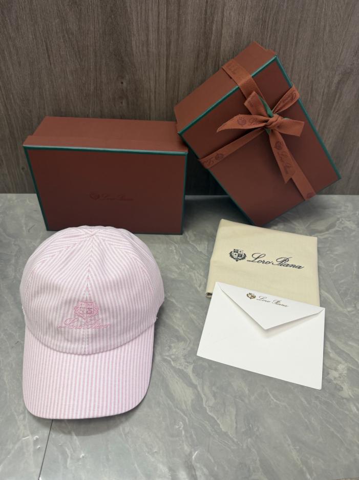 réplica,joyas,joyería,1:1,replica,fake,lujo,barato réplica,joyas,joyería,1:1,replica,fake,lujo,barato Gorra de béisbol a rayas Loro Piana Storm System (AJYOS1)