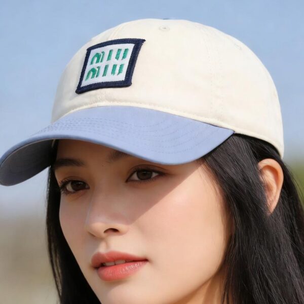 réplica,joyas,joyería,1:1,replica,fake,lujo,barato Gorra de béisbol original MIuMiu de primavera/verano, con una confección exquisita y una calidad excepcional (GWCJFK)