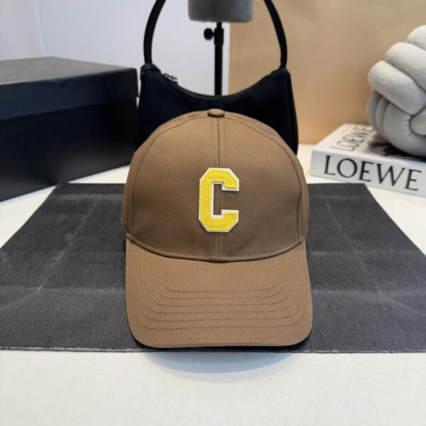 réplica,joyas,joyería,1:1,replica,fake,lujo,barato Última gorra de béisbol de CELINE con logotipo C bordado (VC4V29)