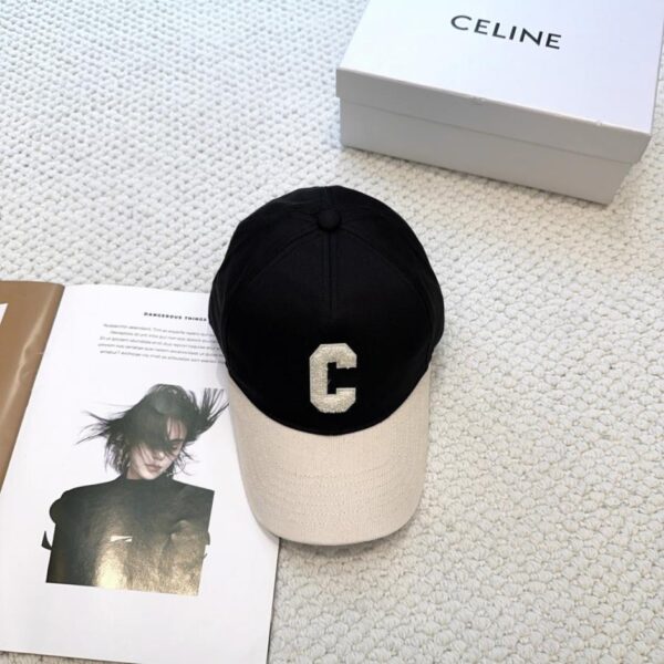 réplica,joyas,joyería,1:1,replica,fake,lujo,barato La última gorra de béisbol de CELINE con letras minimalistas, un estilo que usan las celebridades (I0ZY7U)