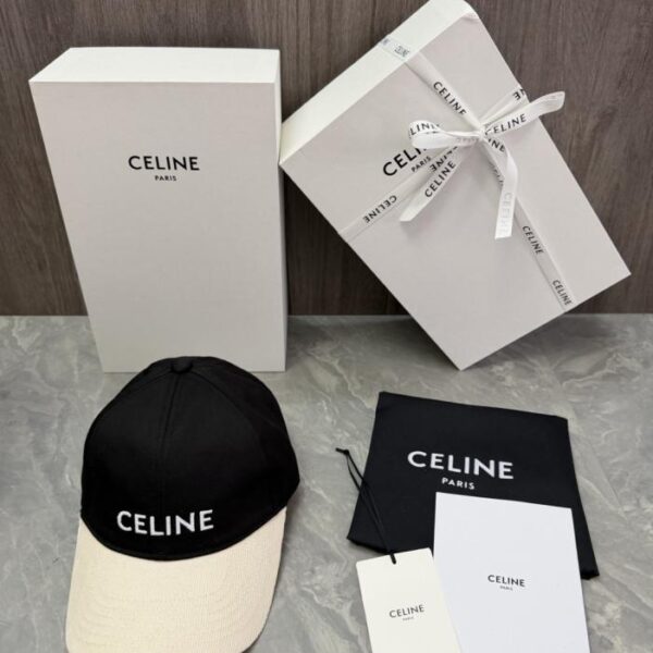 réplica,joyas,joyería,1:1,replica,fake,lujo,barato Diseño exclusivo de CELINE. El nombre de la marca CELINE (LS1RDN) está bordado en tres dimensiones en la parte delantera del sombrero.