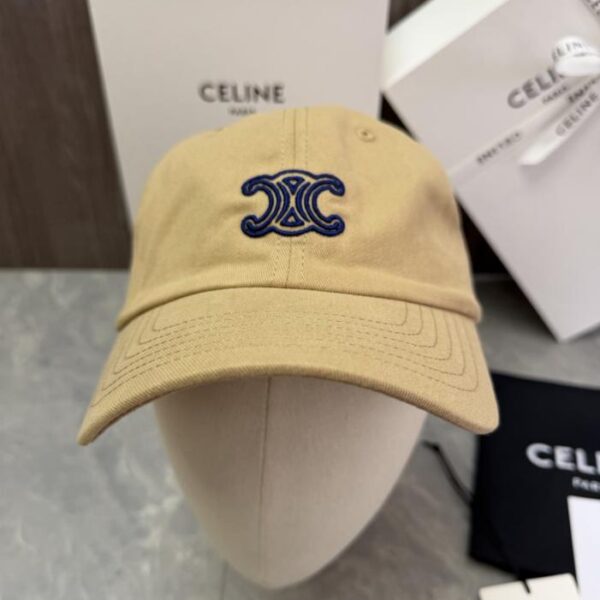 réplica,joyas,joyería,1:1,replica,fake,lujo,barato Gorra CELINE original personalizada con logotipo doble C Triomphe bordado (5TM4VV)