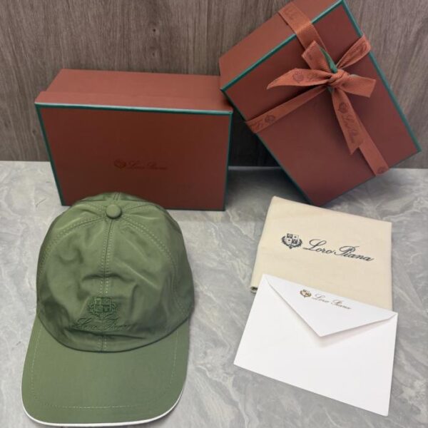 réplica,joyas,joyería,1:1,replica,fake,lujo,barato Gorra de béisbol Loro Piana Storm System (0JQJUS)