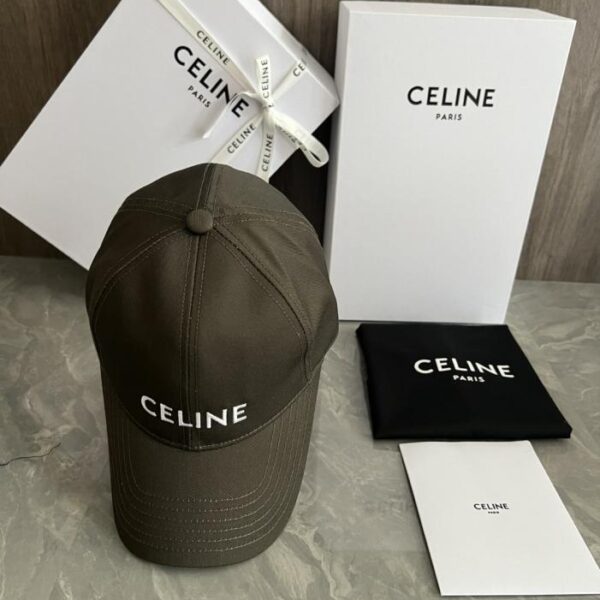 réplica,joyas,joyería,1:1,replica,fake,lujo,barato Gorra de béisbol personalizada original de CELINE (F3QJ7B) – Mismo estilo que la del sitio web oficial.