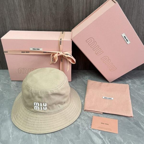 réplica,joyas,joyería,1:1,replica,fake,lujo,barato Gorro de pescador MiuMiu Original Custom Color Macaron (W96CGI)
