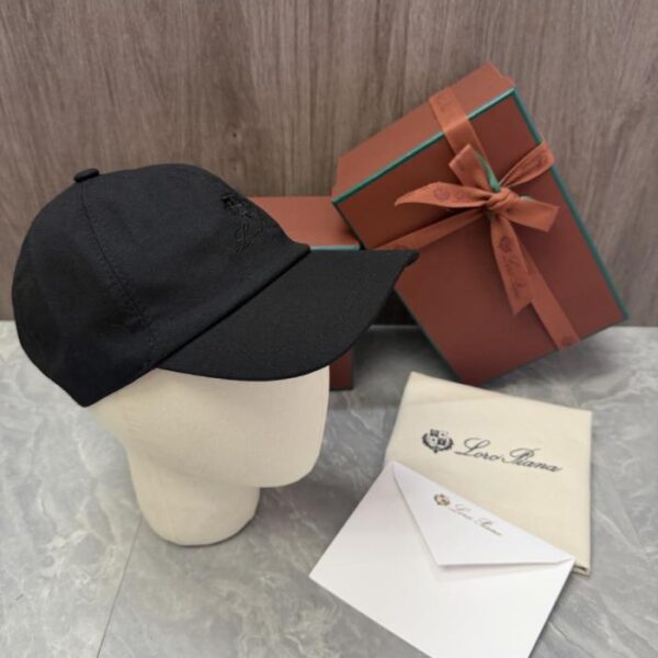 réplica,joyas,joyería,1:1,replica,fake,lujo,barato Gorra de béisbol Loro Piana Storm System (FGN3VQ)