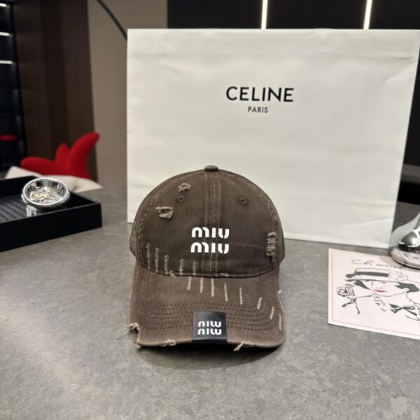 réplica,joyas,joyería,1:1,replica,fake,lujo,barato Gorra rasgada de MiuMiu (GE33ZM)