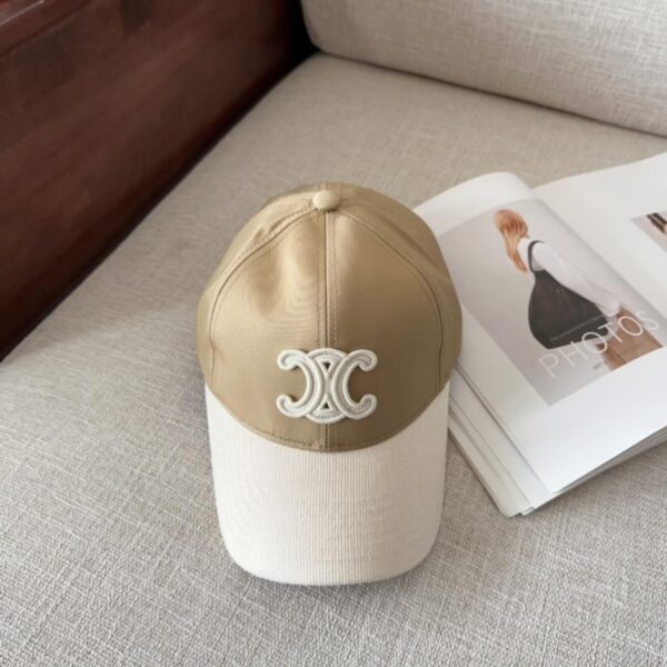 réplica,joyas,joyería,1:1,replica,fake,lujo,barato Gorra de béisbol Celine con letras bordadas (7744IL)
