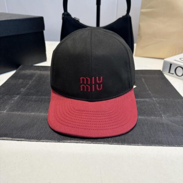 réplica,joyas,joyería,1:1,replica,fake,lujo,barato Gorra de béisbol bordada de alta gama de MiuMiu (BUXUGX)
