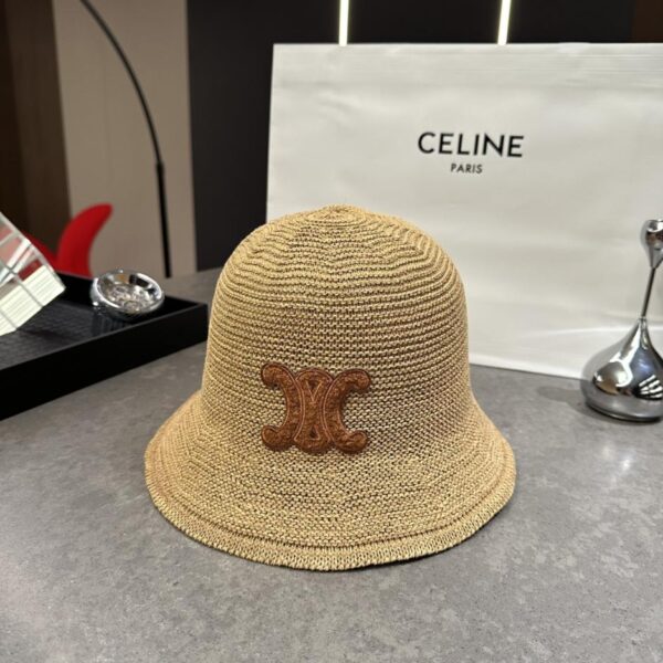réplica,joyas,joyería,1:1,replica,fake,lujo,barato Nuevo gorro de punto tipo pescador de Celine, circunferencia de la cabeza 57 cm (QWK136)