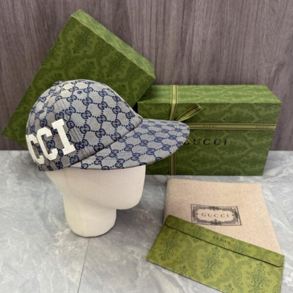 réplica,joyas,joyería,1:1,replica,fake,lujo,barato Gorra de béisbol de visera plana GUCCI (BTY4HV)