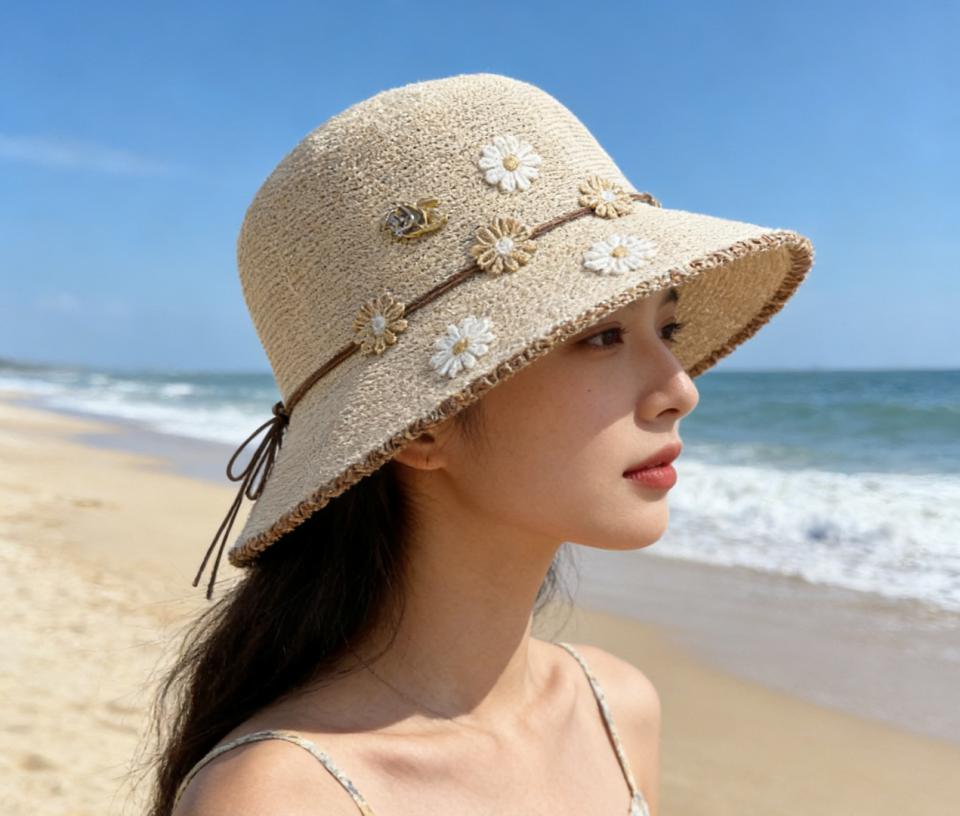 réplica,joyas,joyería,1:1,replica,fake,lujo,barato réplica,joyas,joyería,1:1,replica,fake,lujo,barato Sombrero de paja CHANEL (QR6ISD)