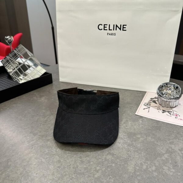 réplica,joyas,joyería,1:1,replica,fake,lujo,barato Gorra de sol con visera y monograma clásico de Gucci (BM8J22)
