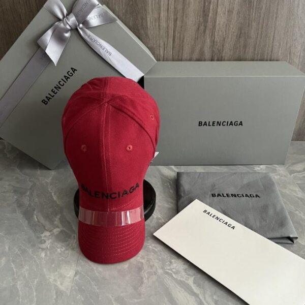 réplica,joyas,joyería,1:1,replica,fake,lujo,barato Gorra de béisbol Balenciaga (versión de importación para venta al por menor) con logotipo Balenciaga bordado en la parte delantera (3L7XXS)