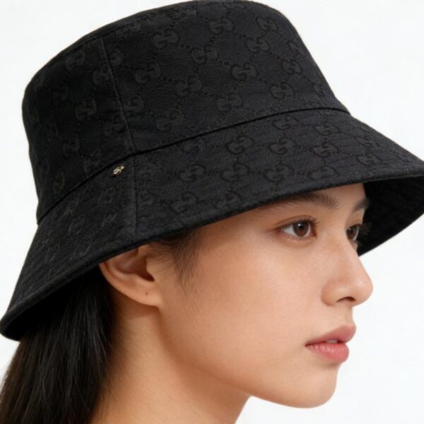 réplica,joyas,joyería,1:1,replica,fake,lujo,barato Sombrero tipo pescador clásico de Gucci con monograma GG, icónico tejido jacquard de doble G (KXK639)
