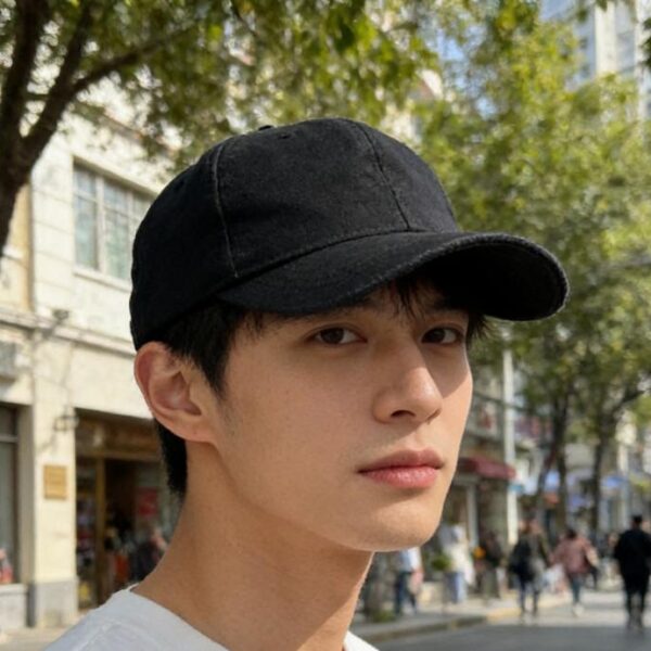 réplica,joyas,joyería,1:1,replica,fake,lujo,barato Gorra de béisbol de lona con logo triangular de Prada (GA8YIA)