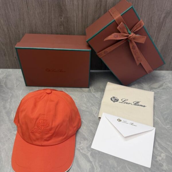 réplica,joyas,joyería,1:1,replica,fake,lujo,barato Gorra de béisbol Loro Piana Storm System (X2CFCT)