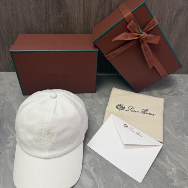 réplica,joyas,joyería,1:1,replica,fake,lujo,barato Gorra de béisbol Loro Piana Storm System (TOY9J5)