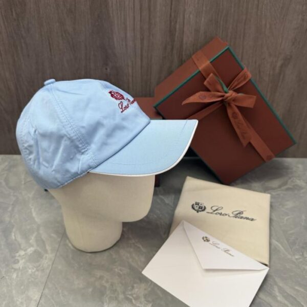 réplica,joyas,joyería,1:1,replica,fake,lujo,barato Gorra de béisbol Loro Piana Storm System (WCCBA9)